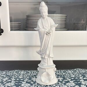 Mid-Century - White Glazed - Blanc de Chine Style Figurine